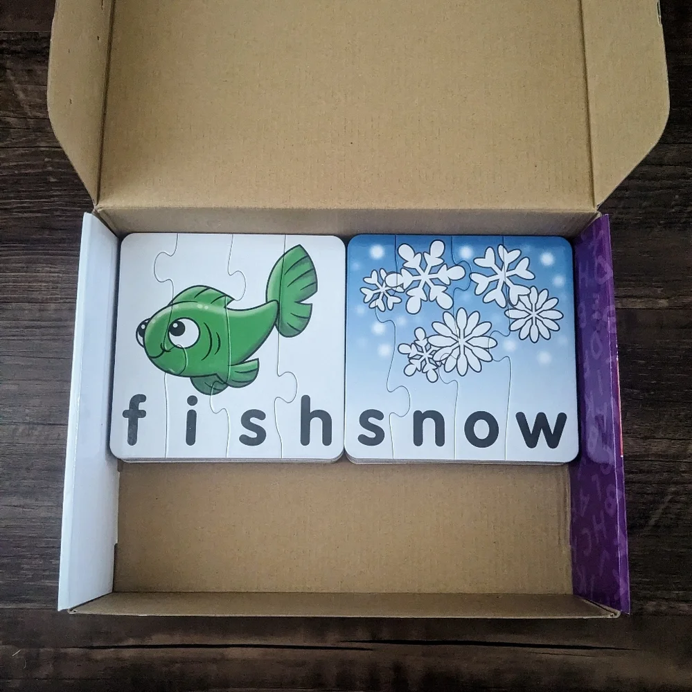 The Learning Journey 4 Letter Words Puzzle Set